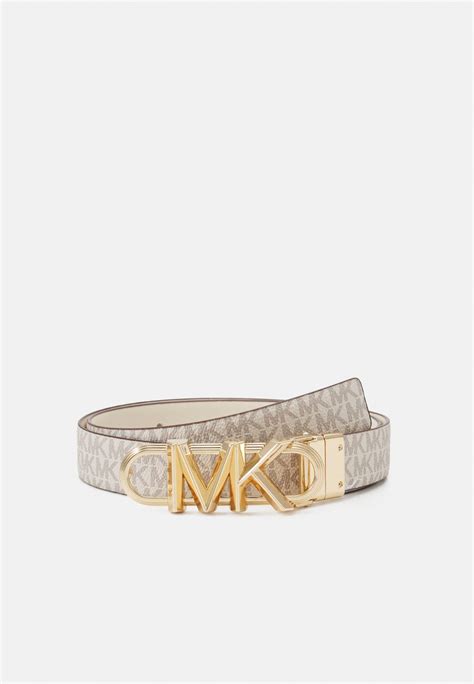 michael kors mens belt white|Michael Kors reversible belt men's.